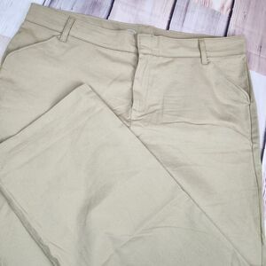 Dickies Women's 16R Beige Tan Relaxed Fit Flex Twill Work Pants Boot Cut (38x31)